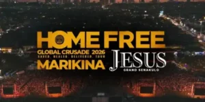 Home Free Global Crusade Marikina 2026 crowd worship with over 30000 attendees on Good Friday